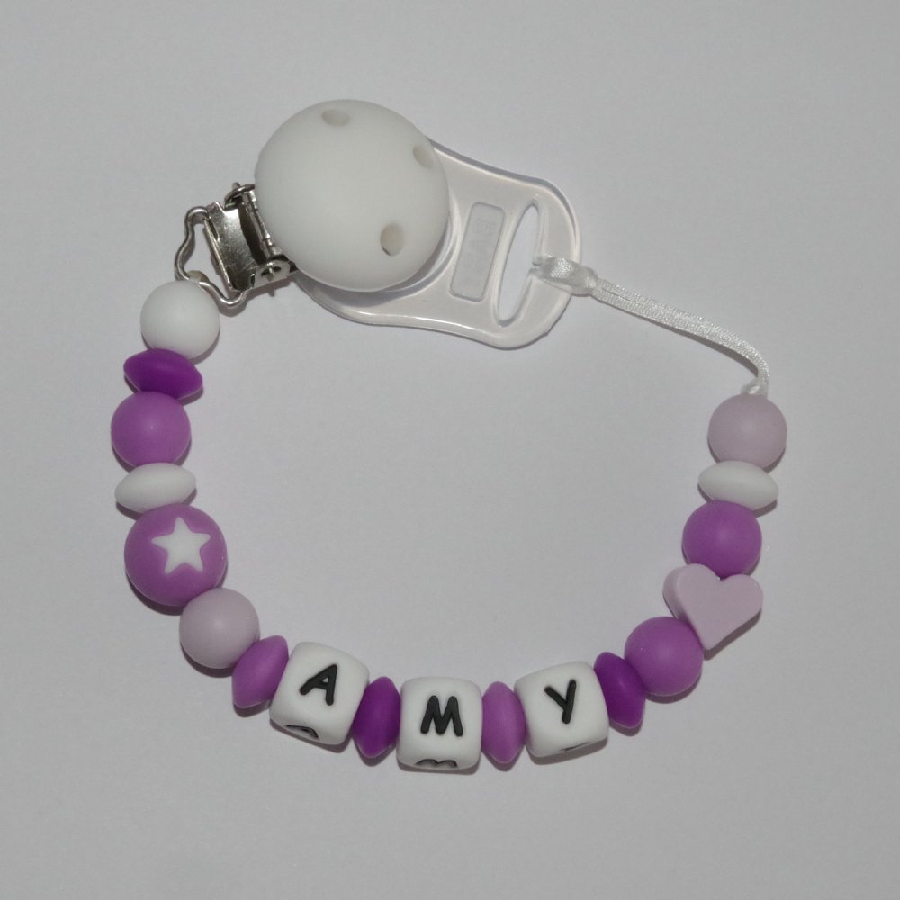 Amy Girls Dummy Chains Dummy chain (purple) Shop at Fab Baby